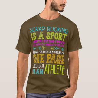 Sloopboekje is een sporthandgemaakte scrapbooking t-shirt