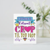 Sloopboekje opnieuw uitsnijden tot je neervalt briefkaart (Staand voorkant)