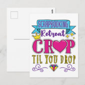 Sloopboekje opnieuw uitsnijden tot je neervalt briefkaart (Voorkant / Achterkant)