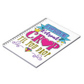 Sloopboekje opnieuw uitsnijden tot je neervalt notitieboek (Linkerzijde)