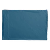 Sloopkussen Blauw Tartan Schotse Ruit Patroon Kussensloop (Achterkant)