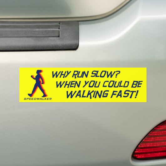 Slooplantaarnbumper Bumpersticker (Op auto)