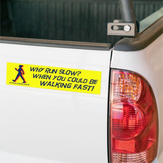 Slooplantaarnbumper Bumpersticker (Op Truck)