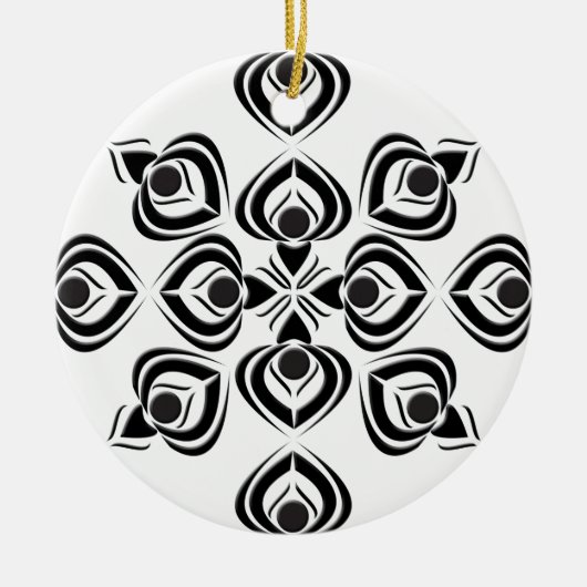 Slooppaden Keramisch Ornament (Voorkant)