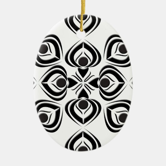 Slooppaden Keramisch Ornament (Voorkant)