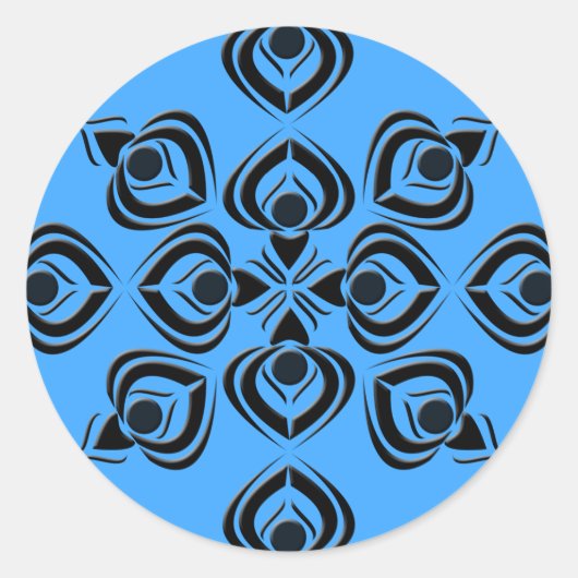 Slooppaden Ronde Sticker (Voorkant)