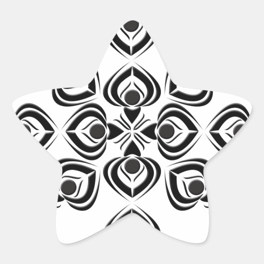 Slooppaden Ster Sticker (Voorkant)