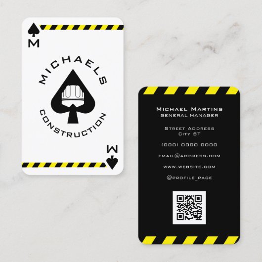 Slooppaden Visitekaartje (Voorkant / Achterkant)