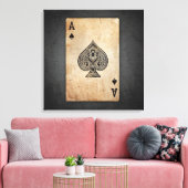 Sloopschoppen werpen kussen canvas afdruk (Insitu (Woonkamer))