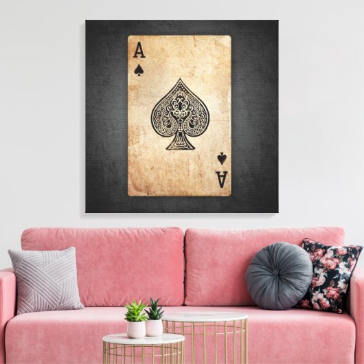 Sloopschoppen werpen kussen canvas afdruk (Insitu (Woonkamer))