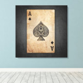 Sloopschoppen werpen kussen canvas afdruk (Insitu (Houten vloer))