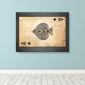 Sloopschoppen werpen kussen canvas afdruk (Insitu (Houten vloer))