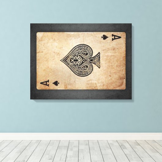 Sloopschoppen werpen kussen canvas afdruk (Insitu (Houten vloer))