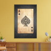 Sloopschoppen werpen kussen canvas afdruk (Insitu (Woonkamer))