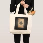 Sloopschoppen werpen kussen grote tote bag (Voorkant (product))