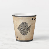 Sloopschoppen werpen kussen latte mok (Voorkant)