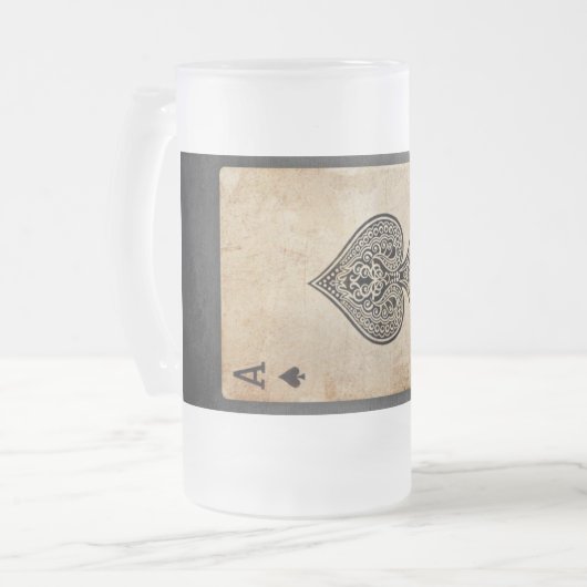 Sloopschoppen werpen kussen matglas bierpul (Voorkant links)