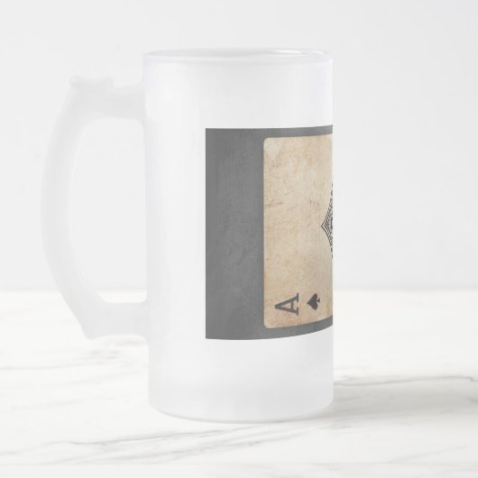 Sloopschoppen werpen kussen matglas bierpul (Links)