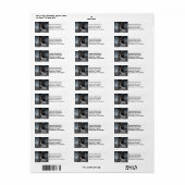 Sloopuitrusting Skid Steer Backhoe Etiket (Full Sheet)