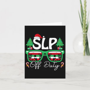 Slop uit dienst Xmas Speech Language Pathologist C Kaart