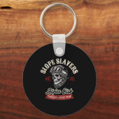 Slope slayers freestyle skisport winter sleutelhanger (Voorkant)