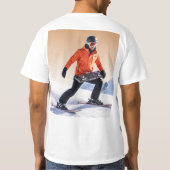 Slopes & Beats: de ultieme fusie tussen DJ en Alp T-shirt (Achterkant)