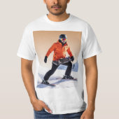 Slopes & Beats: de ultieme fusie tussen DJ en Alp T-shirt (Voorkant)