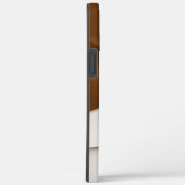 Sloping beige driehoek met schaduwstijl, vloeiende Case-Mate iPhone case (Achterkant / Rechts)