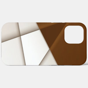 Sloping beige driehoek met schaduwstijl, vloeiende Case-Mate iPhone case