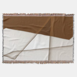 Sloping beige driehoek met schaduwstijl, vloeiende deken