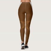 Sloping beige driehoek met schaduwstijl, vloeiende leggings (Achterkant)
