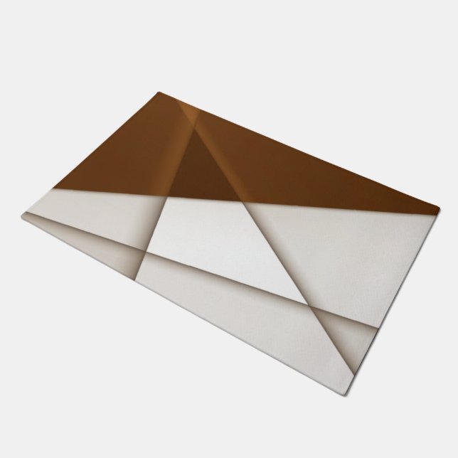 Sloping-driehoek met schaduwstijl, moderne klassie deurmat (Schuin)