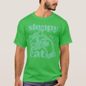 Sloppy Cat familie T-shirt (Voorkant)