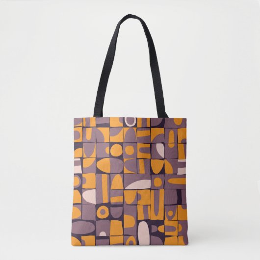 Sloppy Geometric: vormpatroon Tote Bag (Voorkant)
