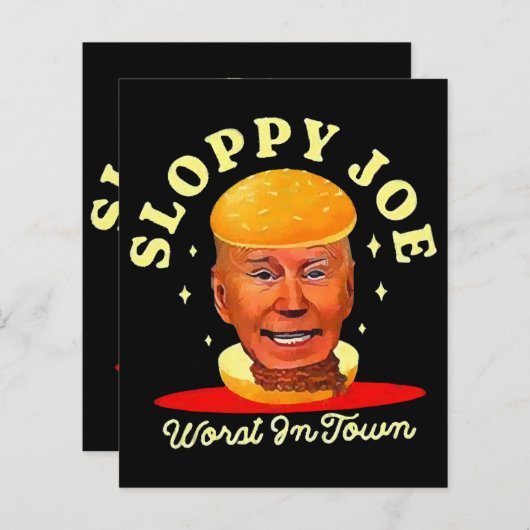 Sloppy Joe Biden Anti President (Voorkant / Achterkant)