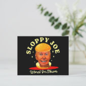 Sloppy Joe Biden Anti President Feestdagenkaart (Staand voorkant)