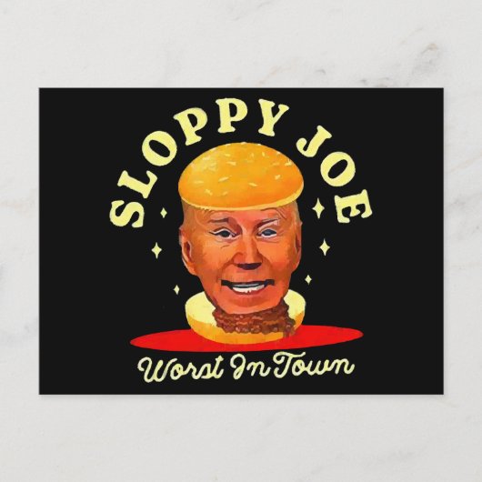 Sloppy Joe Biden Anti President Feestdagenkaart (Voorkant)