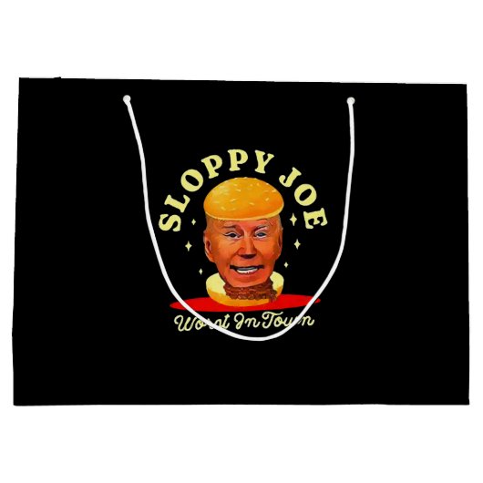 Sloppy Joe Biden Anti President Groot Cadeauzakje (Achterkant)