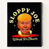 Sloppy Joe Biden Anti President Notitieboek (Achterkant)