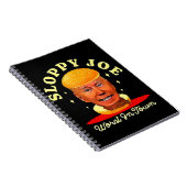 Sloppy Joe Biden Anti President Notitieboek (Rechterzijde)