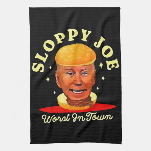 Sloppy Joe Biden Anti President Theedoek (Verticaal)