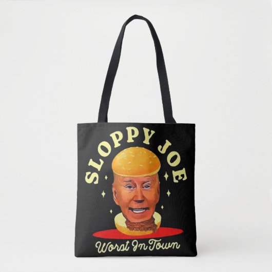 Sloppy Joe Biden Anti President Tote Bag (Voorkant)