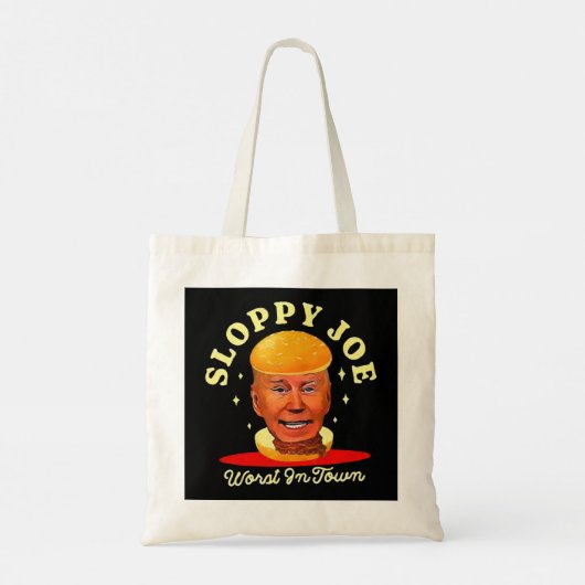 Sloppy Joe Biden Anti President Tote Bag (Achterkant)