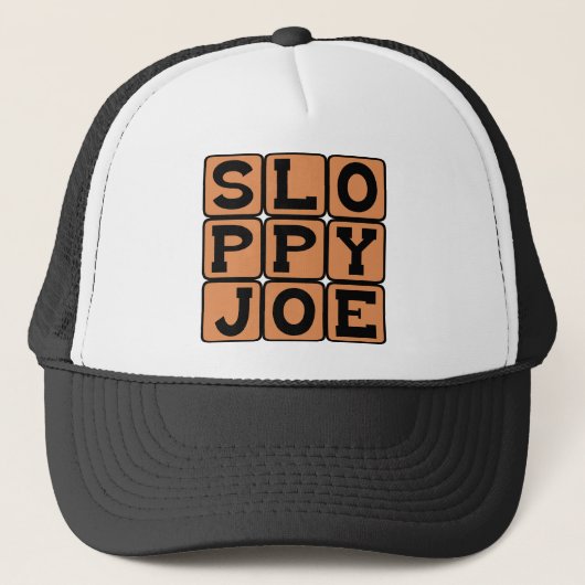 Sloppy Joe, Comfort Food Sandwich Trucker Pet (Voorkant)