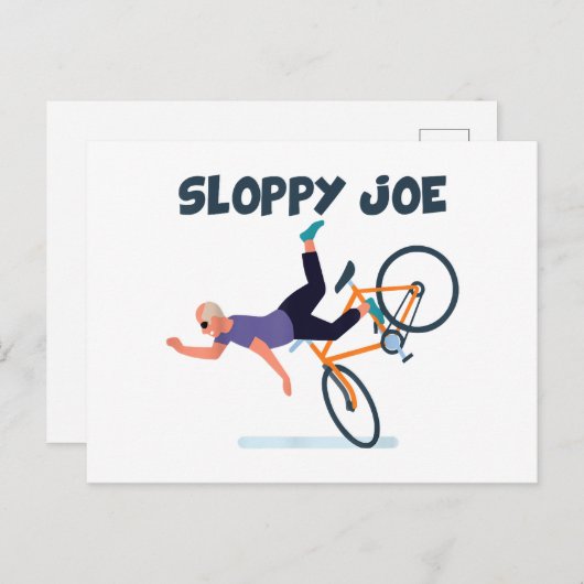 Sloppy Joe Funny Biden Shirt Sloppy Joe Biden Funn Briefkaart (Voorkant / Achterkant)