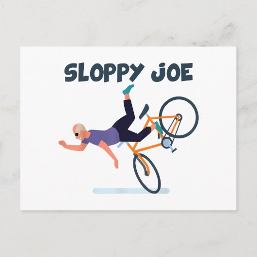 Sloppy Joe Funny Biden Shirt Sloppy Joe Biden Funn Briefkaart (Voorkant)