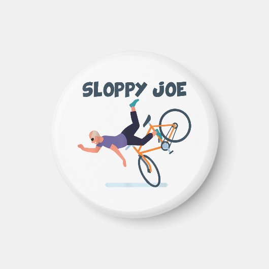 Sloppy Joe Funny Biden Shirt Sloppy Joe Biden Funn Magneet (Voorkant)