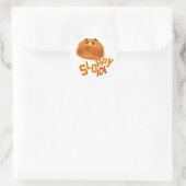 Sloppy Joe Sandwich Grappig & Schattig Sloppy Joe Ronde Sticker (Tas)