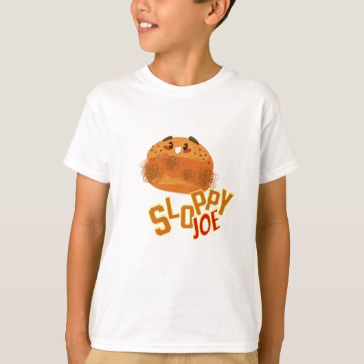 Sloppy Joe Sandwich met Funny & Cute Sloppy Joe T-shirt (Voorkant)