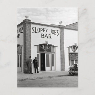 Sloppy Joe's Bar, 1938 Briefkaart
